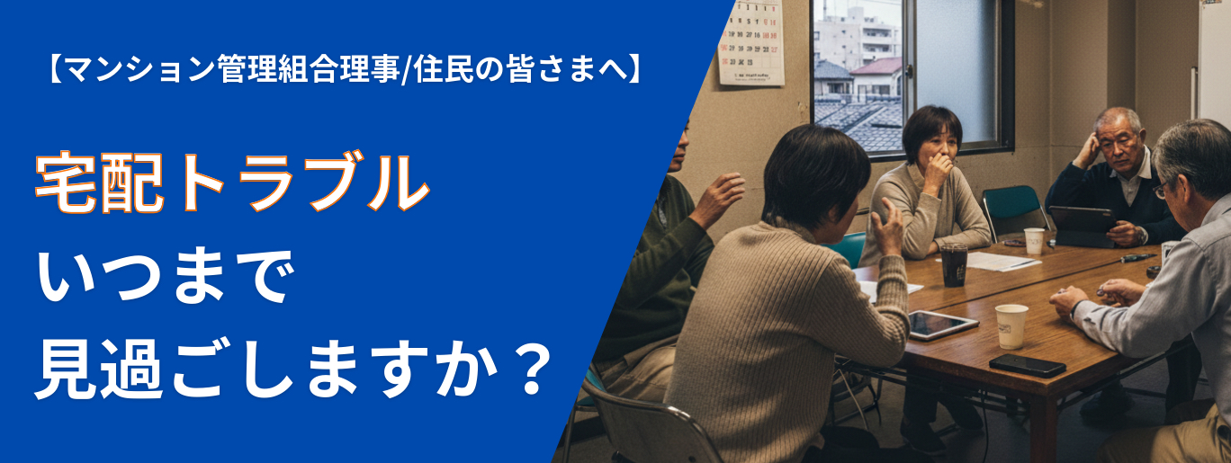 宅配トラブルいつまで見過ごしますか?